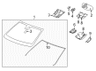 Chevy Captiva Sport Side View Mirrors Diagram - 20945096