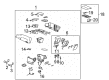 Buick Park Avenue Center Console Latch Diagram - 10288558