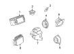 Saturn Outlook Car Speakers Diagram - 15122595