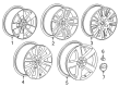 2013 Chevy Malibu Spare Wheel Diagram - 9598210