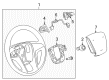 2013 GMC Terrain Cruise Control Switch Diagram - 22825473