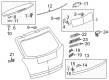 2021 Chevy Traverse Emblem Diagram - 84310387