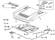 2021 Chevy Silverado 3500 HD Lift Support Diagram - 84746604