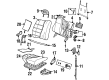 1999 Cadillac Catera Seat Cushion Pad Diagram - 90564054