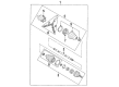 1997 Oldsmobile LSS CV Boot Diagram - 26044385