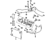 1997 Cadillac Seville Alternator Bracket Diagram - 3540162