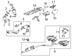 Buick LaCrosse Exhaust Hanger Diagram - 13255816