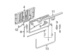 2010 Cadillac Escalade EXT Tailgate Lock Diagram - 23158823