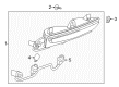 Cadillac CTS Back Up Light Diagram - 20847474