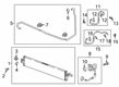 Chevy Traverse Automatic Transmission Oil Cooler Line Diagram - 84350786