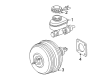 GMC Envoy Brake Master Cylinder Diagram - 15142479