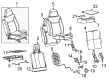 2011 Chevy Colorado Seat Cushion Pad Diagram - 89041470