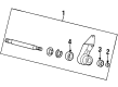 1997 Oldsmobile Achieva Wheel Seal Diagram - 97072405