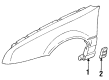 1991 Chevy Beretta Door Moldings Diagram - 10115309