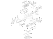 GMC Yukon XL Motor And Transmission Mount Diagram - 23242576