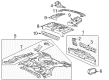 1997 Pontiac Sunfire Floor Pan Diagram - 22582361