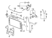 2006 Pontiac Grand Prix Radiator Hose Diagram - 15286591