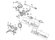 2006 Saturn Vue Pinion Bearing Diagram - 12569918