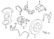 Saturn Brake Backing Plate Diagram - 20786119