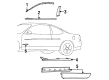 1999 Pontiac Grand Prix Emblem Diagram - 10255632