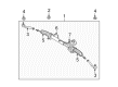 Chevy Aveo5 Tie Rod End Diagram - 93740722