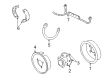 2001 Chevy Cavalier Brake Backing Plate Diagram - 18045277