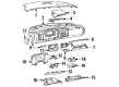 1995 Cadillac Fleetwood Blower Control Switches Diagram - 16189196