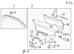 Chevy Traverse Door Handle Diagram - 25914997