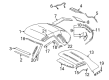 1999 Pontiac Firebird Dome Light Connector Diagram - 12117353