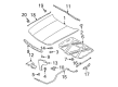 Chevy Malibu Hood Cable Diagram - 22664351