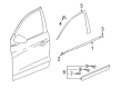 2013 Buick Enclave Door Moldings Diagram - 22862083