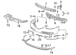 2010 Buick Lucerne Bumper Diagram - 20827024