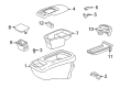 1995 Chevy C1500 Suburban Cup Holder Diagram - 12381977