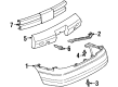 Oldsmobile Intrigue Bumper Diagram - 88893305