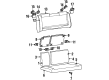 1998 Pontiac Grand Am Seat Cushion Pad Diagram - 16713254