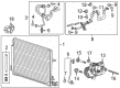 2022 Chevy Camaro A/C Hose Diagram - 23320792
