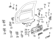 1997 Chevy K2500 Suburban Door Latch Assembly Diagram - 16631626