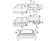 1985 Buick Electra Door Moldings Diagram - 1718505