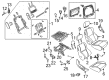 Pontiac GTO Seat Cushion Pad Diagram - 92146827