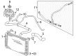 2008 Hummer H2 Cooling Hose Diagram - 15058001