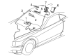 Cadillac XLR Antenna Cable Diagram - 13581174