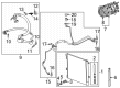 2022 Cadillac XT4 A/C Clutch Diagram - 84554904