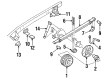 1991 Chevy V2500 Suburban Brake Drum Diagram - 14070351