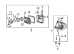 2005 Buick LaCrosse Air Filter Box Diagram - 19210744