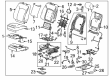 Buick LaCrosse Seat Cushion Pad Diagram - 26207093