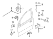 2010 Pontiac G3 Door Lock Cylinder Diagram - 93745824