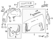 2014 Chevy Silverado 1500 Fender Splash Shield Diagram - 22757273