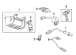 Buick Envision Vapor Canister Diagram - 84964347