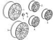 2021 GMC Yukon Spare Wheel Diagram - 23376219