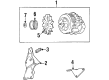 1989 GMC K3500 Alternator Bracket Diagram - 15589749